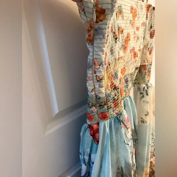 Anthropologie The Muse Basque-Waist Midi Dress Size S - Picture 7 of 7